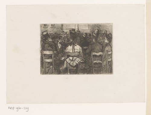 Publiek bij een concert by Xavier Mellery