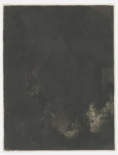 The Entombment by Rembrandt van Rijn