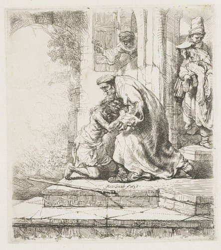 The return of the prodigal son by Rembrandt van Rijn