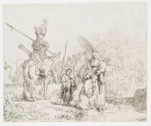The Baptism of the Eunuch by Rembrandt van Rijn