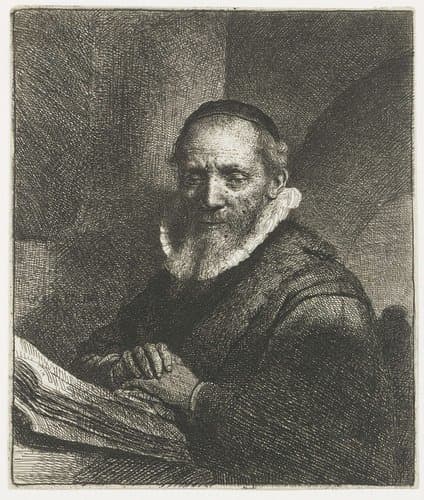 De predikant Jan Cornelis Sylvius by Rembrandt van Rijn