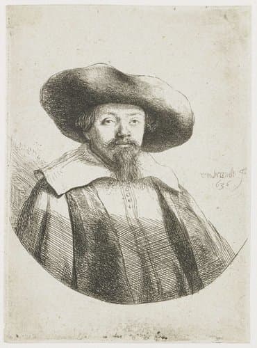 Menasseh ben Israel by Rembrandt van Rijn