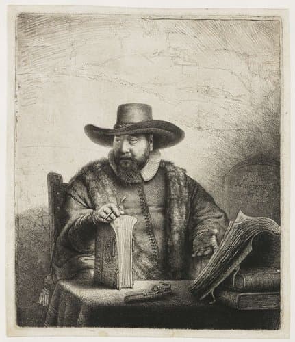 Cornelis Claesz Anslo by Rembrandt van Rijn