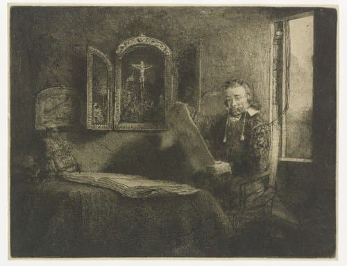 Abraham Francen by Rembrandt van Rijn