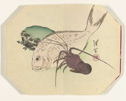 Oester, vis en langoustine by Ayaoka Yûshin