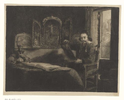 Abraham Francen, apothecary by Rembrandt van Rijn