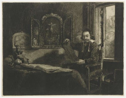 Abraham Francen, apothecary by Rembrandt van Rijn