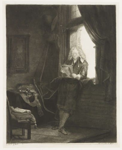 Jan Six by Rembrandt van Rijn