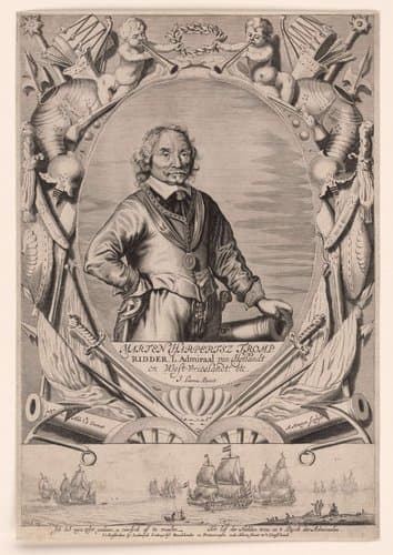 Portret van Maarten Harpertszoon Tromp by Michiel Mosijn