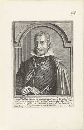 Portret van Don Manuel de Castel Rodrigo by Antony van der Does