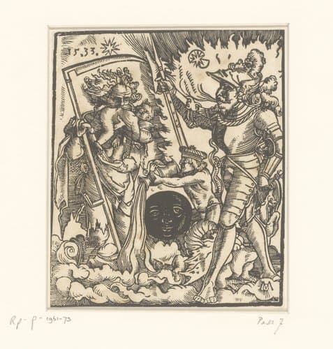 Saturnus en Mars by anonymous; Michael Ostendorfer