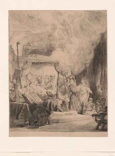 The death of the Virgin by Rembrandt van Rijn