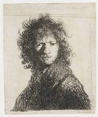 Self-portrait by Rembrandt van Rijn