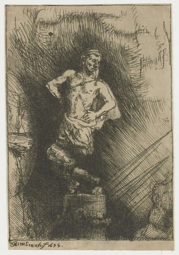 Vier illustraties voor een Spaans boek by Rembrandt van Rijn