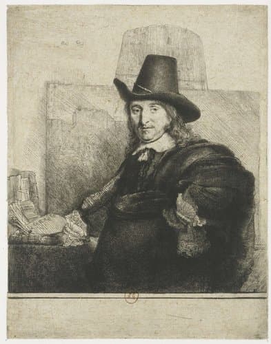 De schilder Jan Asselijn by Rembrandt van Rijn