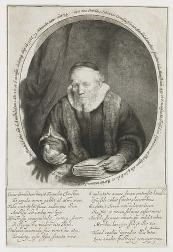 Jan Cornelis Sylvius, preacher by Rembrandt van Rijn
