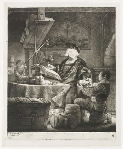 Jan Uytenbogaert by Rembrandt van Rijn