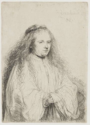 St Catherine ('the little Jewish bride') by Rembrandt van Rijn