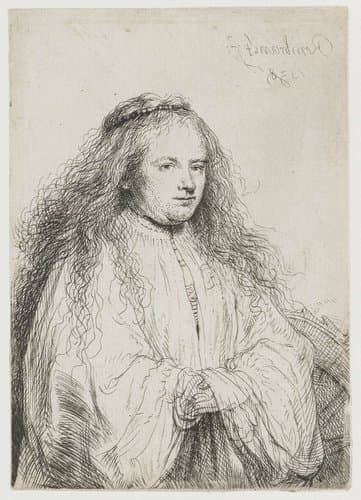 St Catherine ('The little Jewish bride') by Rembrandt van Rijn