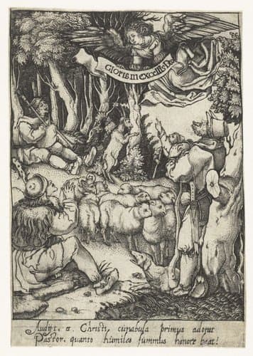 Aankondiging aan de herders by anonymous
