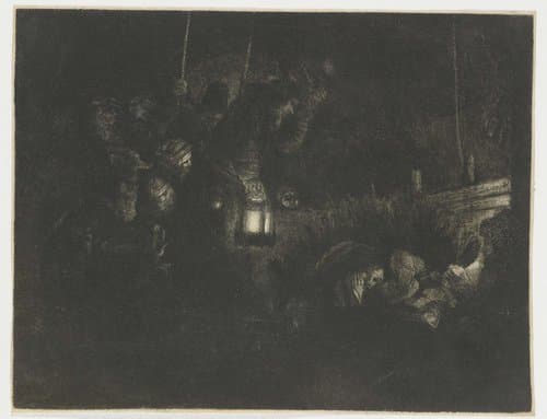 The adoration of the shepherds: a night piece by Rembrandt van Rijn