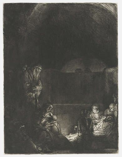 The Entombment by Rembrandt van Rijn