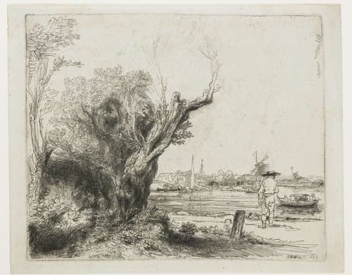 De Omval by Rembrandt van Rijn