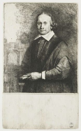 Jan Antonides van der Linden by Rembrandt van Rijn