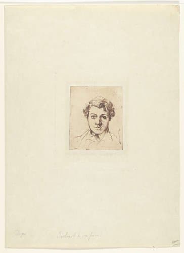 Portret van de broer van de kunstenaar René Degas by Edgar Degas