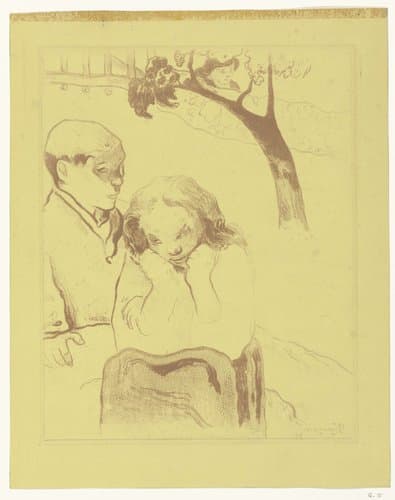 Misères humaines by Paul Gauguin