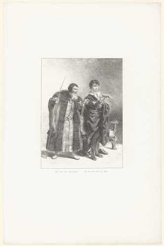 Hamlet by Eugène Delacroix