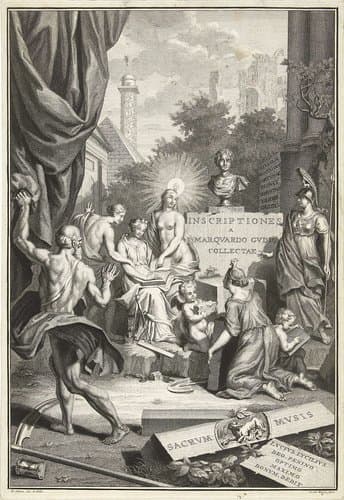 Titelpagina voor: Marquardus Gudius, Antiqvae inscriptiones