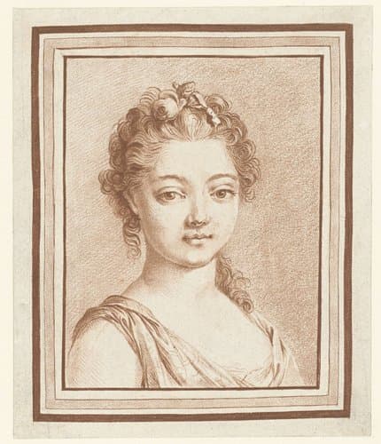 Buste van een jong meisje by Louis Marin Bonnet