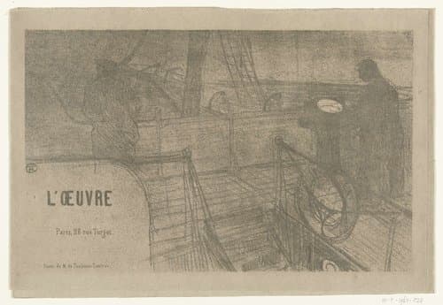 Prospectus-Programme de l'Oeuvre by Henri de Toulouse-Lautrec