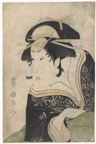 Busteportret van Segawa Kikunojo III by Utagawa Toyokuni (I)