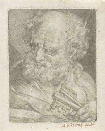 Apostel Petrus by Adriaen van der Werff
