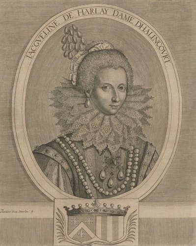 Portret van Jacqueline de Harlay de Sancy by Theodor van Merlen (II)