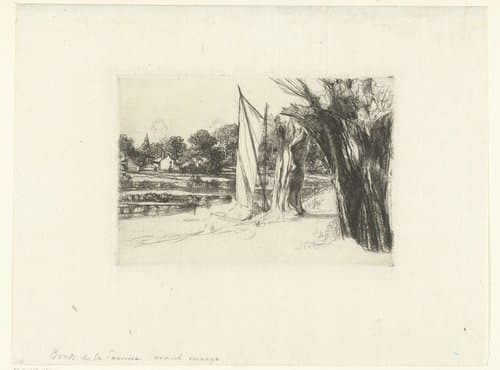 Thames Ditton by Francis Seymour-Haden (Sir)