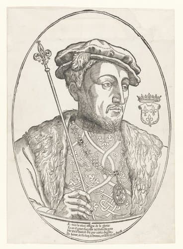 Portret van Hendrik II by anonymous