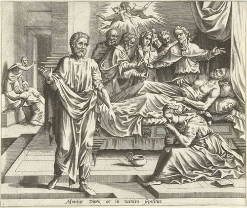 De geschiedenis van Lazarus en de rijke man