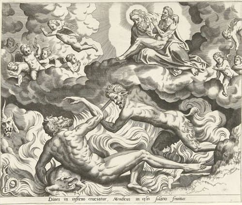 Lazarus in de hemel en de rijke man in de hel