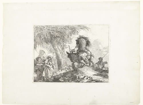 Idee pittoresche sopra la fugga in Egitto by Giovanni Domenico Tiepolo