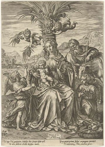 Rust op de vlucht naar Egypte by Jan Ditmaer