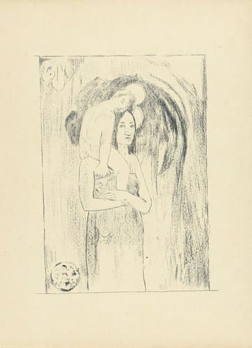 La Vierge et l'Enfant by Paul Gauguin