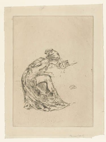 Cameo, no.1 (Mother and Child) by James Abbott McNeill Whistler