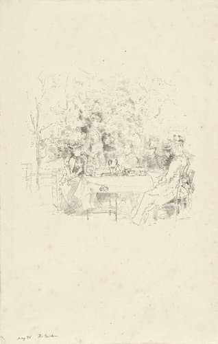 The Garden by James Abbott McNeill Whistler
