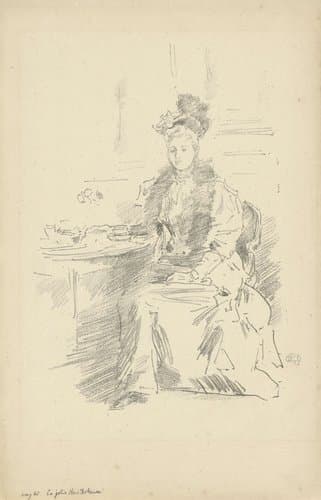 La jolie New-Yorkaise by James Abbott McNeill Whistler
