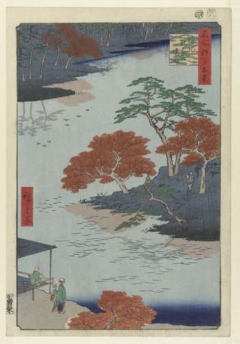 Meisho Edo hyakkei by Hiroshige (I) , Utagawa