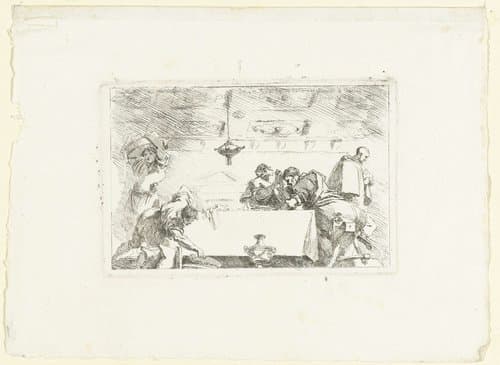 Discipelen te Emmaüs by Jean Honoré Fragonard
