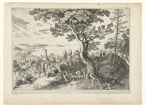 Italiaanse landschappen by Guilliam van Nieulandt (II)